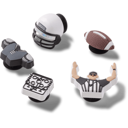 Crocs Recommended Football Team 5 Pack Jibbitz™ charms