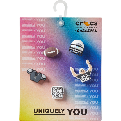 Crocs Recommended Football Team 5 Pack Jibbitz™ charms