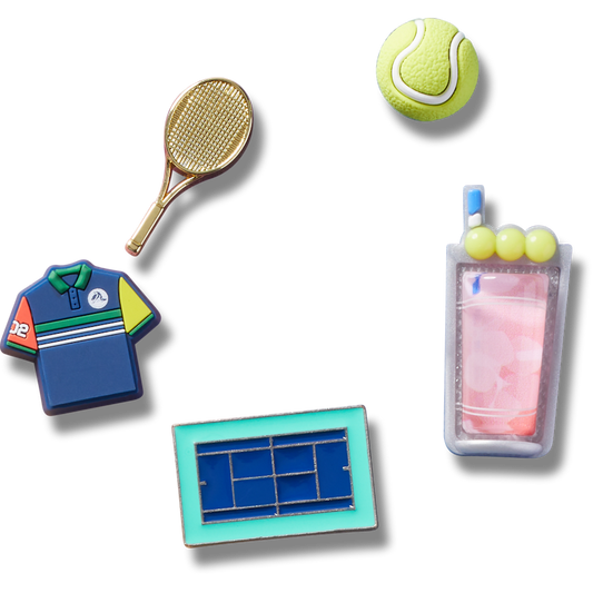 Crocs Quality Day at The Tennis Court 5 Pack Jibbitz™ charms