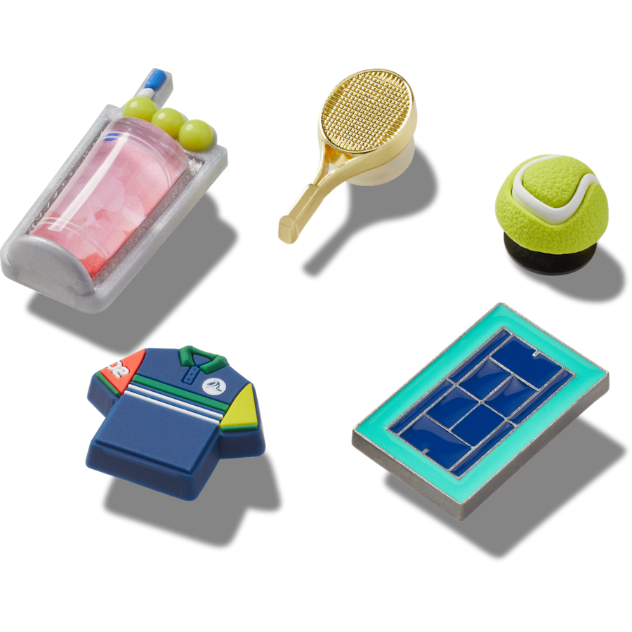 Crocs Quality Day at The Tennis Court 5 Pack Jibbitz™ charms