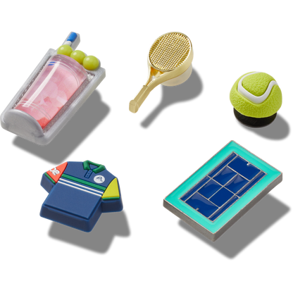 Crocs Quality Day at The Tennis Court 5 Pack Jibbitz™ charms