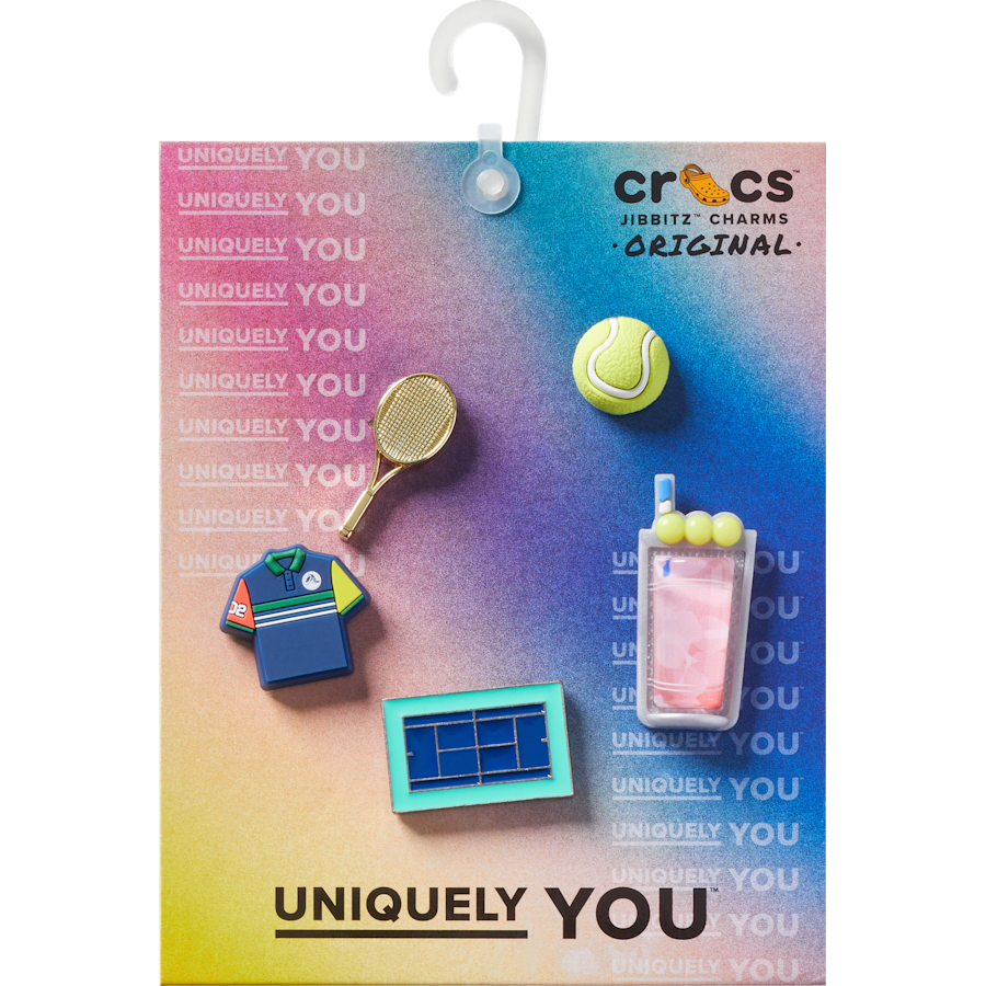 Crocs Quality Day at The Tennis Court 5 Pack Jibbitz™ charms