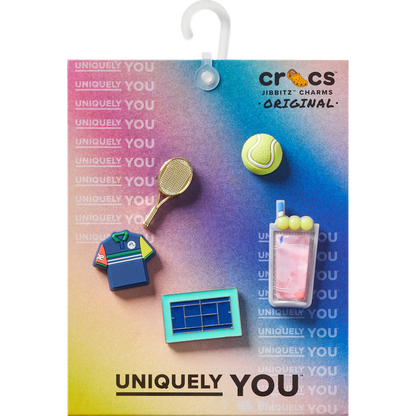 Crocs Quality Day at The Tennis Court 5 Pack Jibbitz™ charms