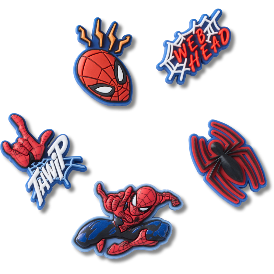 Crocs Signature Spiderman 5 Pack Jibbitz™ charms