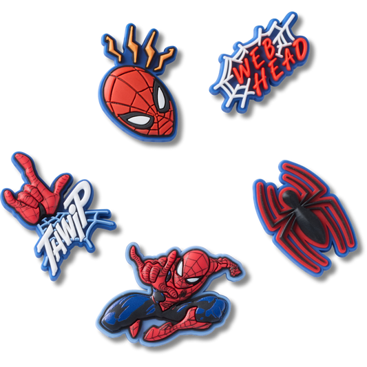 Crocs Signature Spiderman 5 Pack Jibbitz™ charms