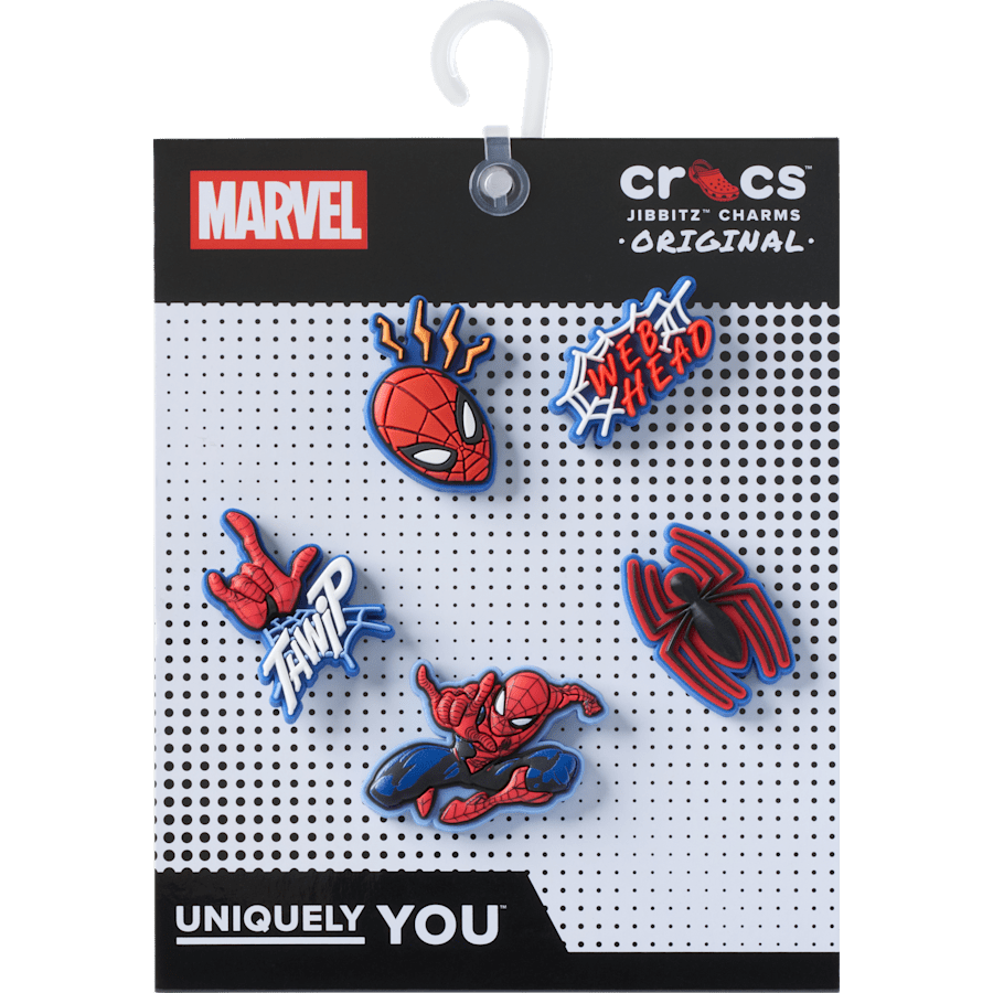 Crocs Signature Spiderman 5 Pack Jibbitz™ charms