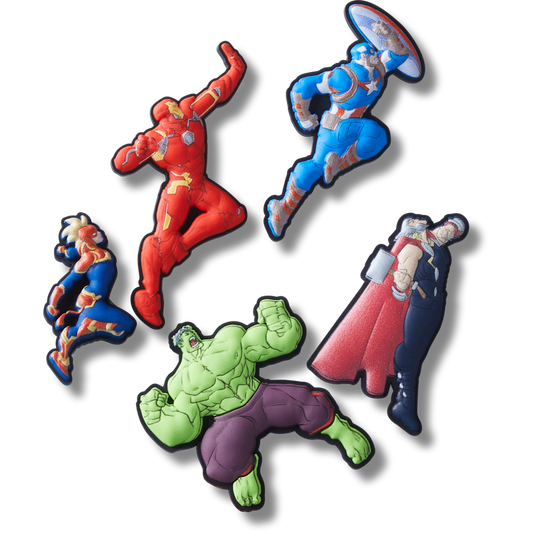 Crocs Featured Avengers Heroes 5PCk Jibbitz™ charms