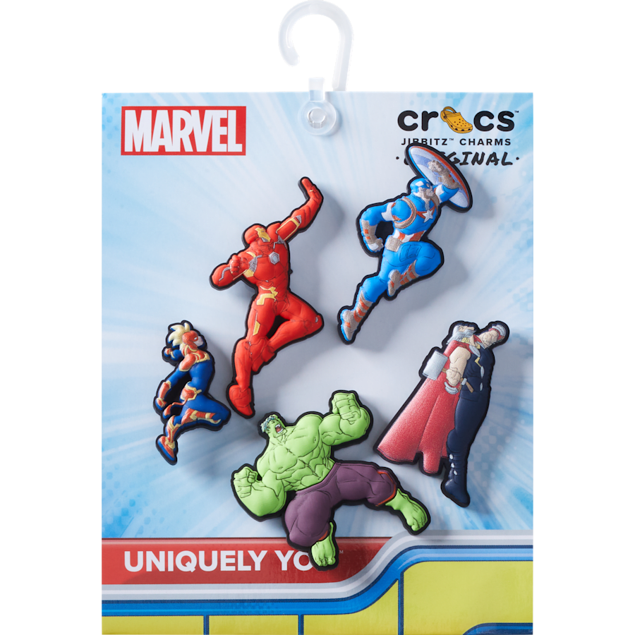 Crocs Featured Avengers Heroes 5PCk Jibbitz™ charms