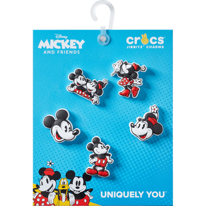 Crocs Everyday Mickey and Minnie PVC 5 Pack Jibbitz™ charms