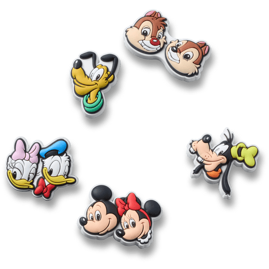 Crocs Quality Mickey and Friends PVC 5 Pack Jibbitz™ charms