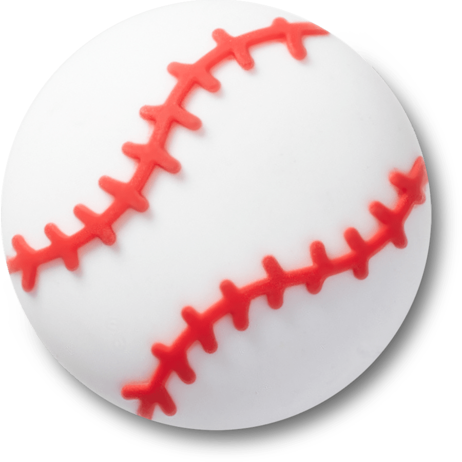 Crocs Signature Textured Baseball Jibbitz™ charms