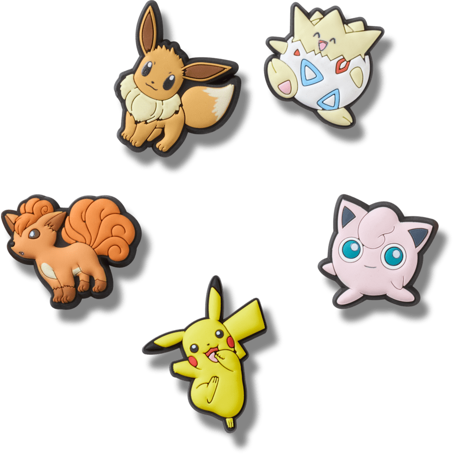 Crocs Top Pick Pokemon Character 5 Pck Jibbitz™ charms
