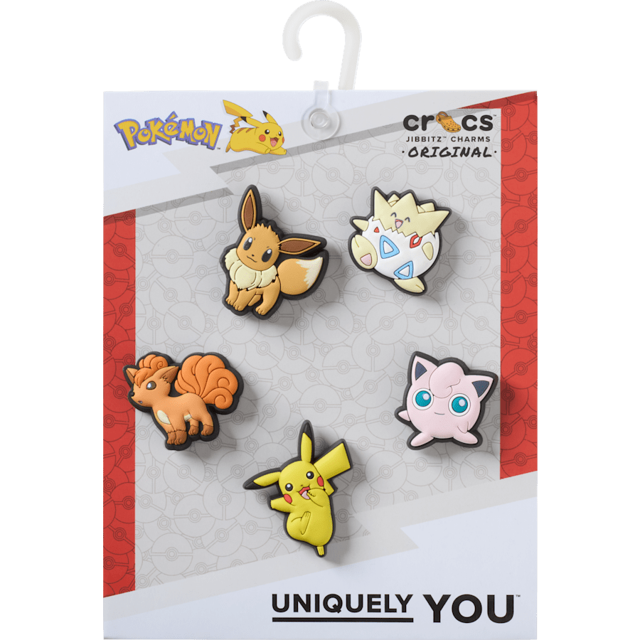 Crocs Top Pick Pokemon Character 5 Pck Jibbitz™ charms