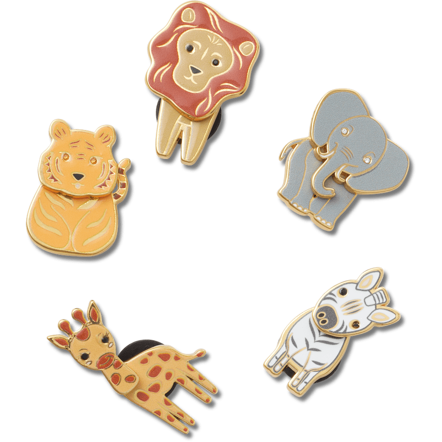 Crocs Value Enamel Safari 5 Pack Jibbitz™ charms