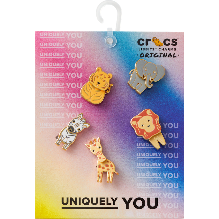 Crocs Value Enamel Safari 5 Pack Jibbitz™ charms
