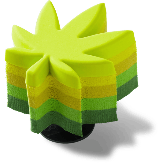 Crocs Top Pick Stacked Hemp Leaf Jibbitz™ charms