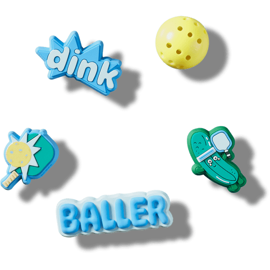 Crocs Best Price Pickle Ball 5 Pack Jibbitz™ charms