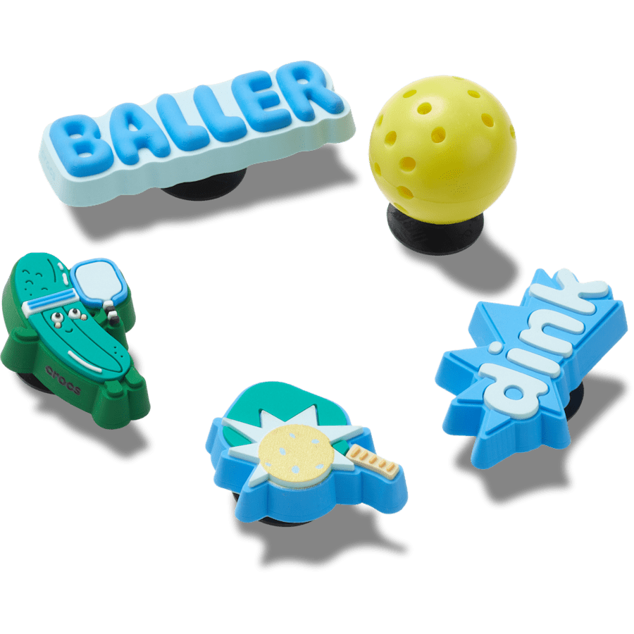 Crocs Best Price Pickle Ball 5 Pack Jibbitz™ charms