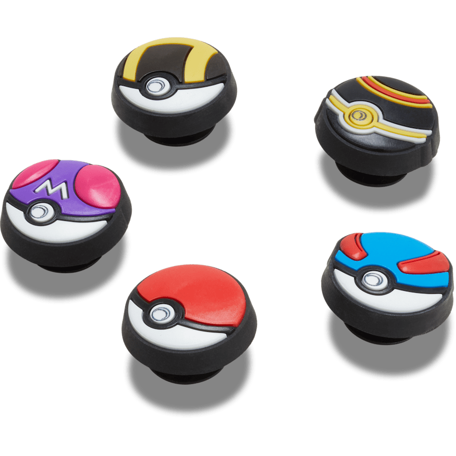 Crocs Hot Sale Poke Ball 5 Pack Jibbitz™ charms
