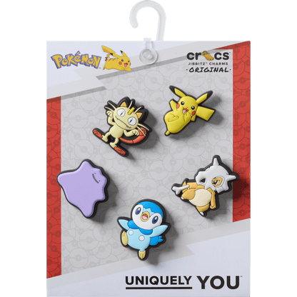Crocs Quality Pokemon Variety 5 Pck Jibbitz™ charms