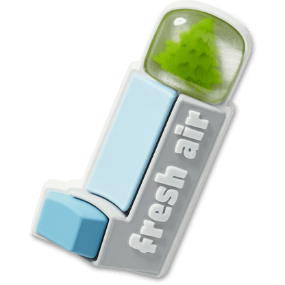Crocs Trusted Dimensional Fresh Air Inhaler Jibbitz™ charms