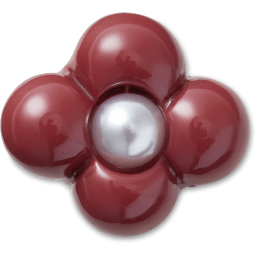 Crocs Top Pick Expressive Floral Maroon Jibbitz™ charms