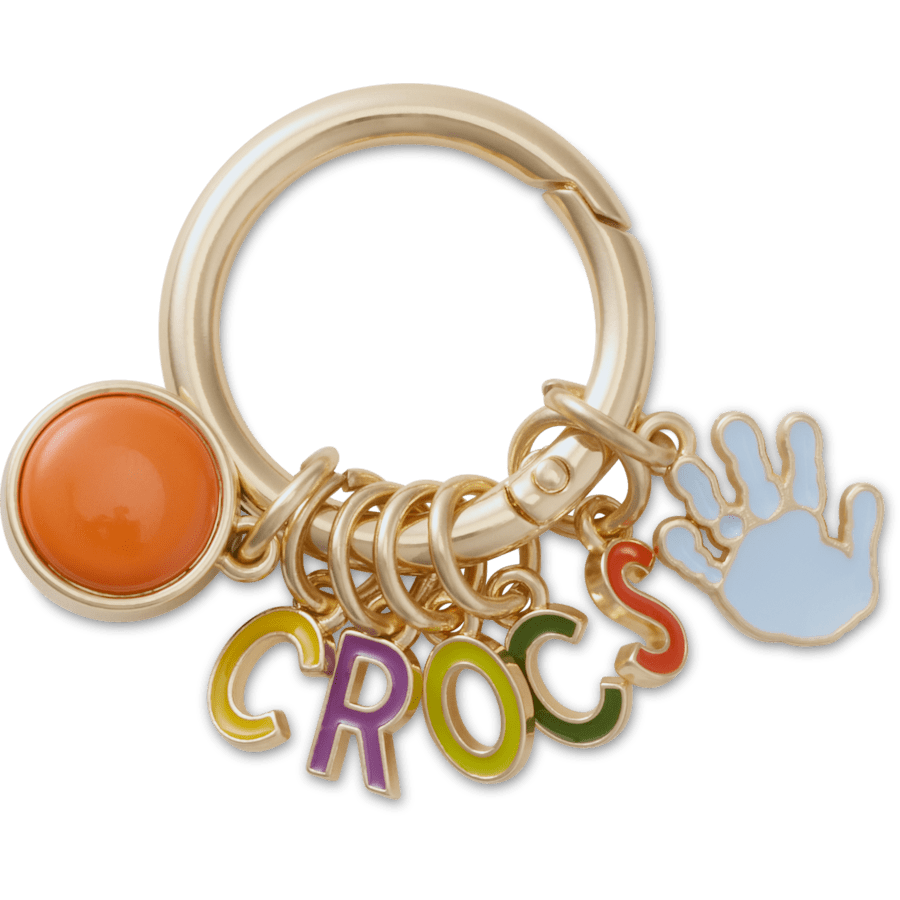 Crocs Best Seller Crafted Crocs Ring Keychain Jibbitz™ charms