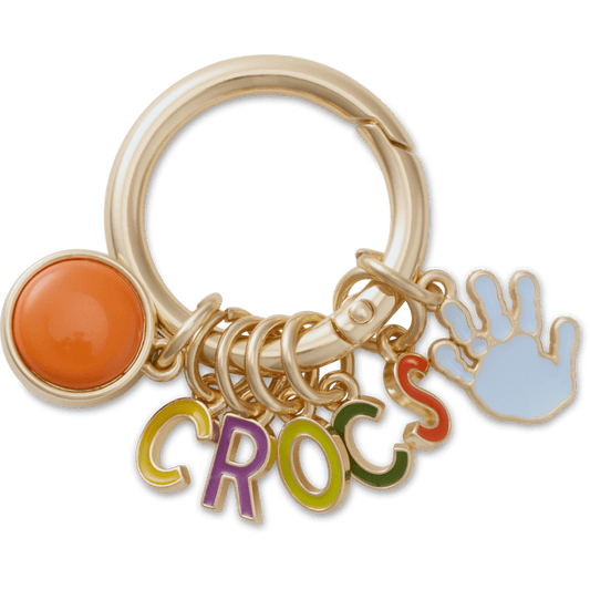 Crocs Best Seller Crafted Crocs Ring Keychain Jibbitz™ charms