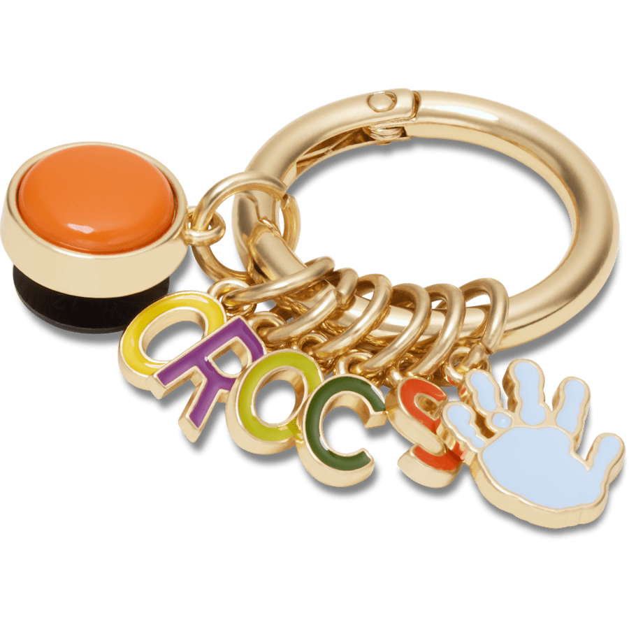Crocs Best Seller Crafted Crocs Ring Keychain Jibbitz™ charms