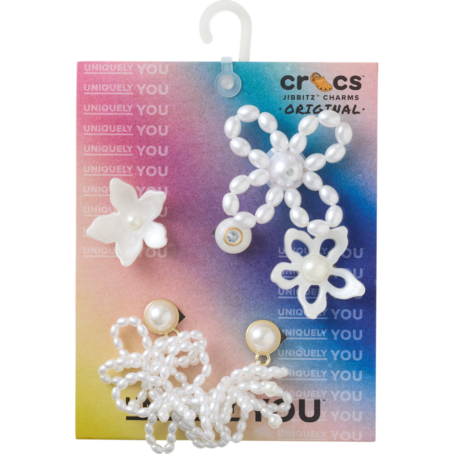 Crocs Popular White Pearl Beaded 5 Pack Jibbitz™ charms
