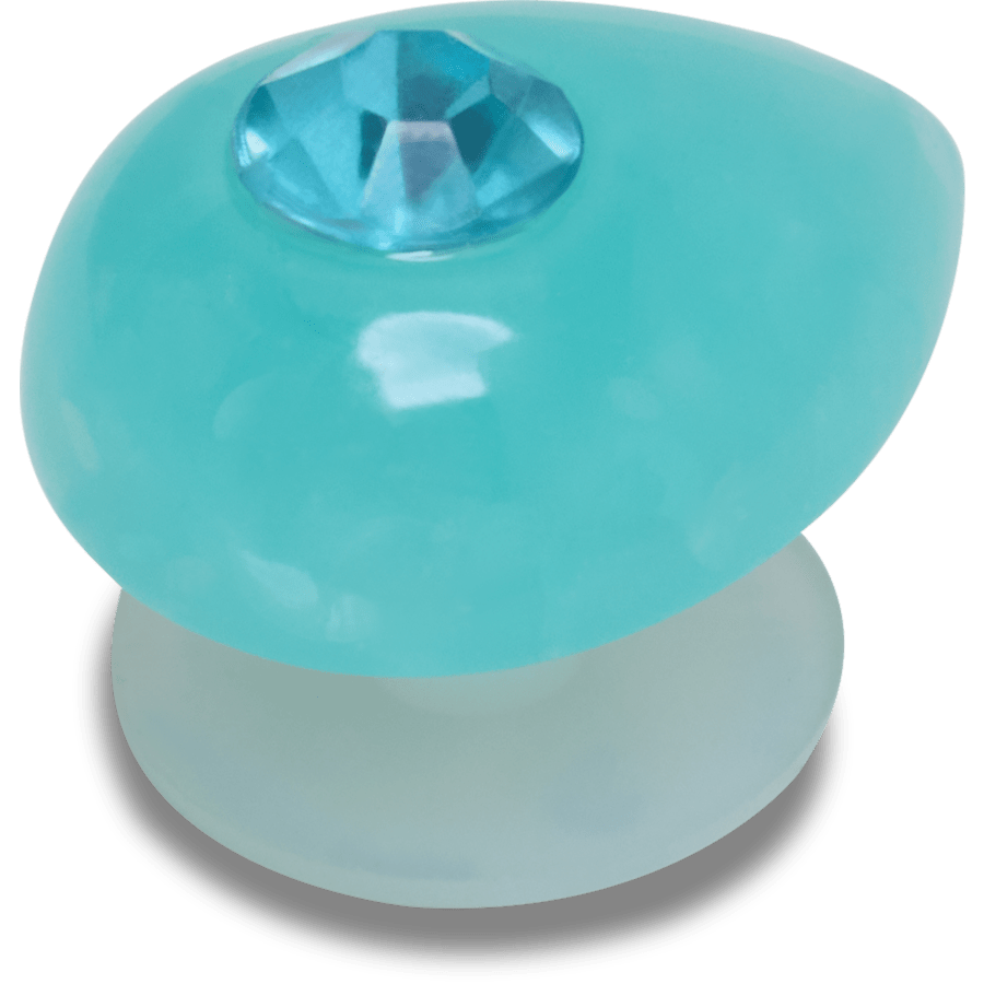 Crocs Featured Aquamarine March Birthstone Collection Jibbitz™ charms