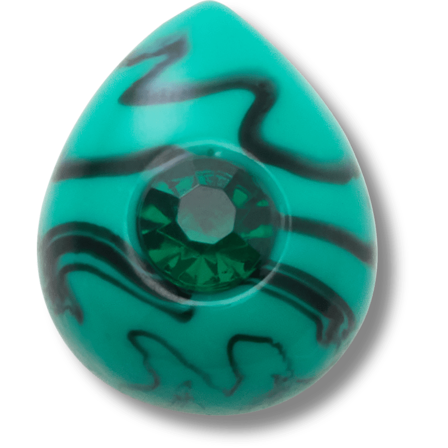 Crocs Latest Emerald May Birthstone Collection Jibbitz™ charms