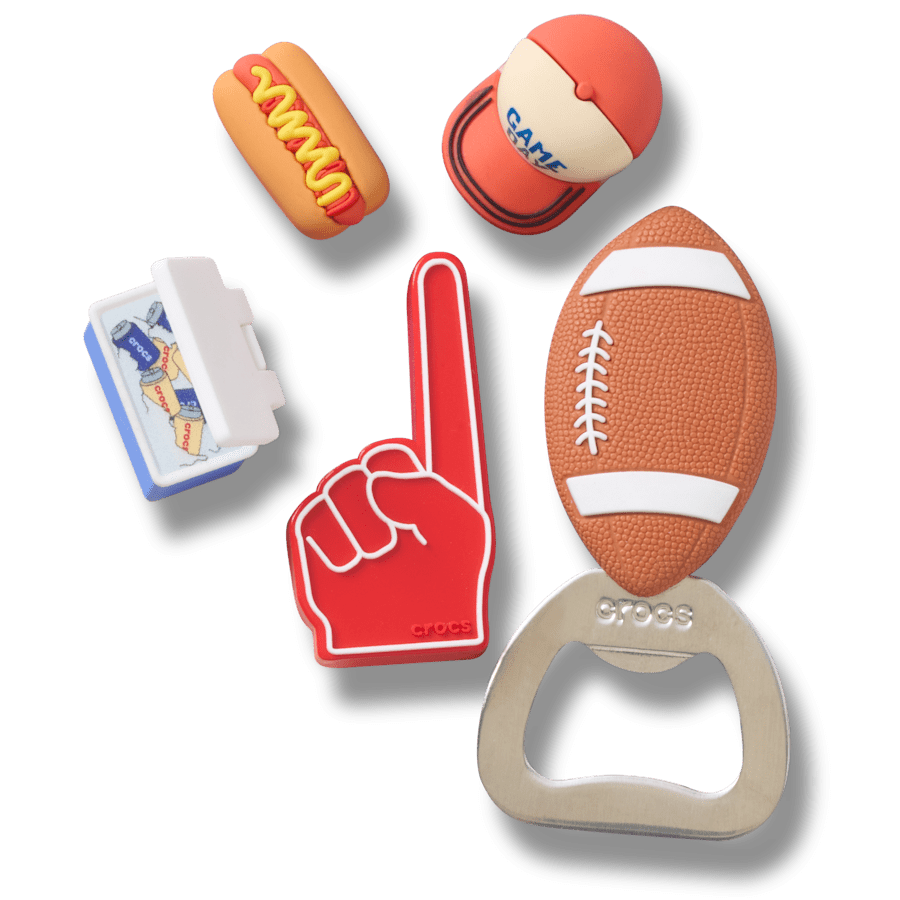 Crocs New Tailgate 5 Pack Jibbitz™ charms