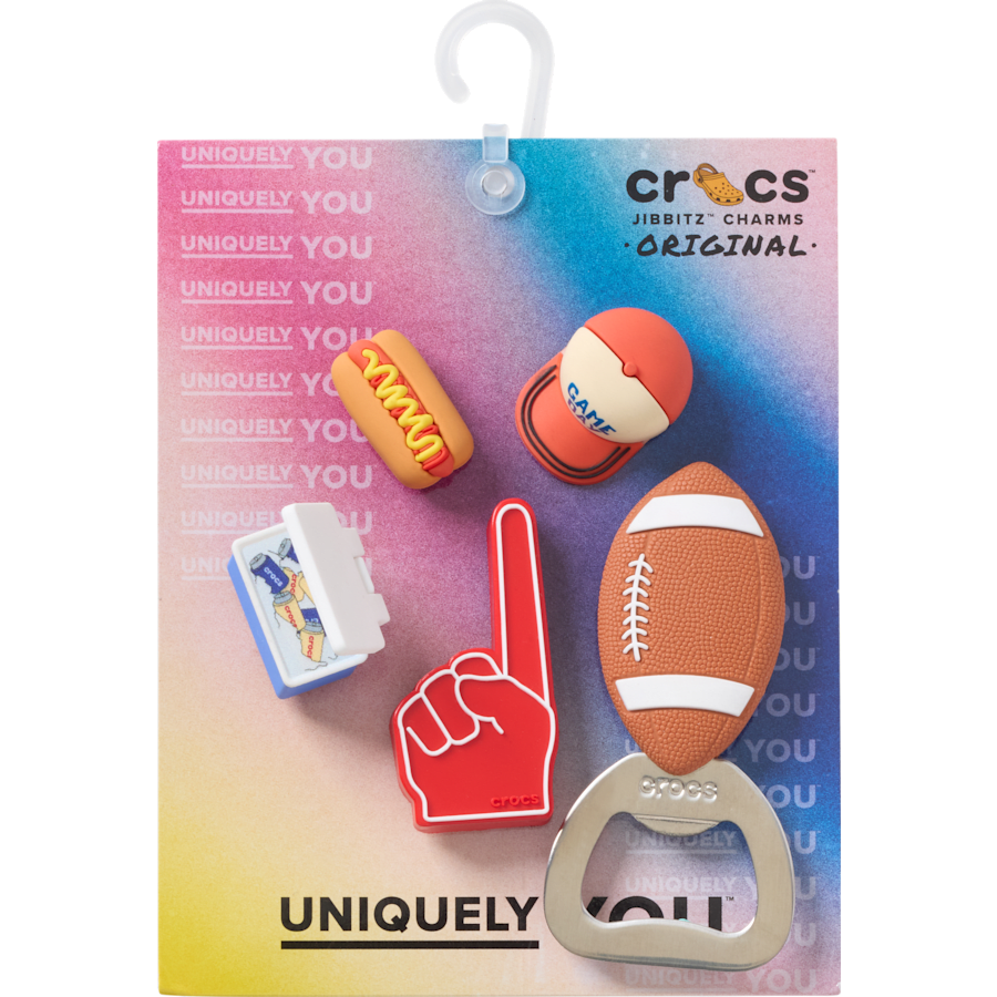 Crocs New Tailgate 5 Pack Jibbitz™ charms