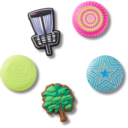 Crocs Quality Disc Golf 5 Pack Jibbitz™ charms