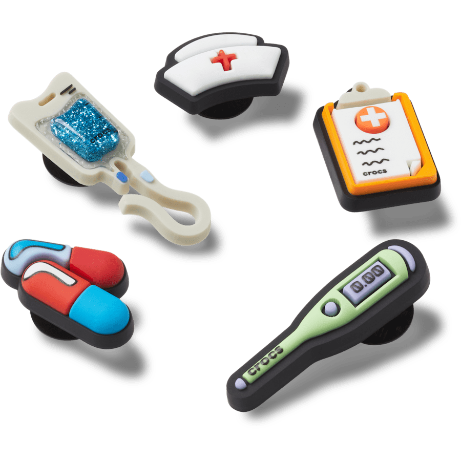 Crocs Essential Healthcare 5 Pack Jibbitz™ charms