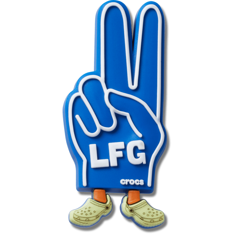 Crocs Featured LFG Foam Peace Sign Jibbitz™ charms