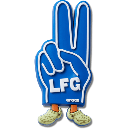 Crocs Featured LFG Foam Peace Sign Jibbitz™ charms