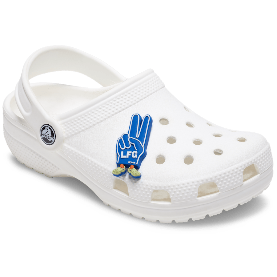 Crocs Featured LFG Foam Peace Sign Jibbitz™ charms