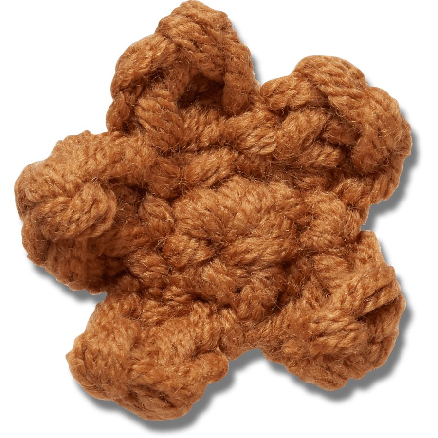 Crocs Everyday Crafted Crochet Brown Star Jibbitz™ charms