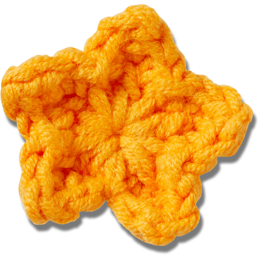 Crocs Latest Crafted Crochet Orange Star Jibbitz™ charms