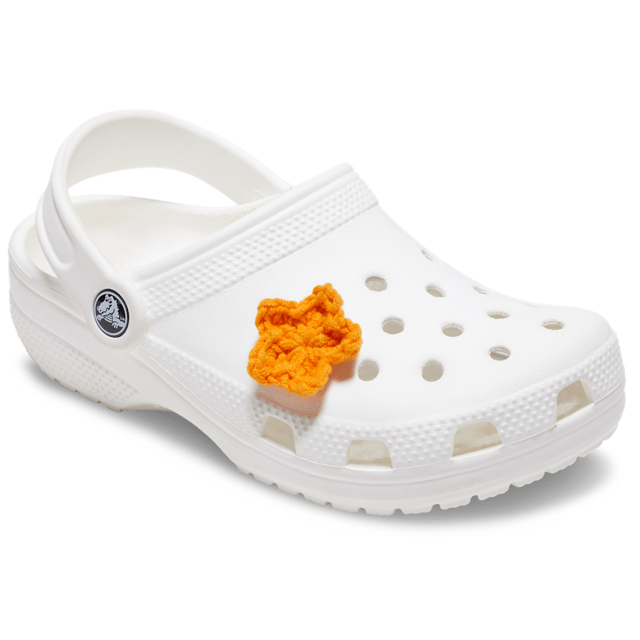 Crocs Latest Crafted Crochet Orange Star Jibbitz™ charms