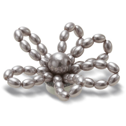 Crocs Popular Grey Pearl Beaded Daisy Jibbitz™ charms