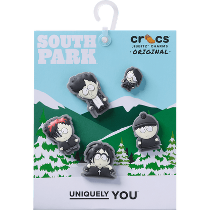 Crocs Discount South Park Goth Kids 5 Pack Jibbitz Shoe Charm