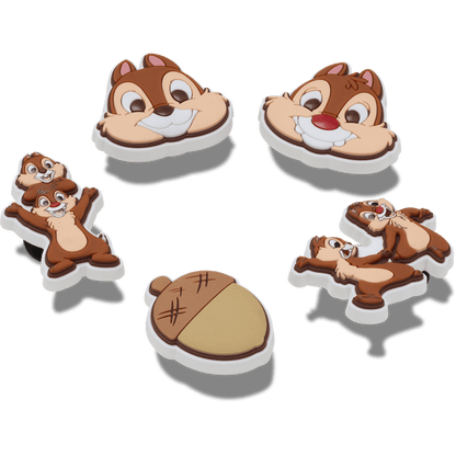 Crocs Quality Disney Chip n Dale 5 Pack Jibbitz™ charms