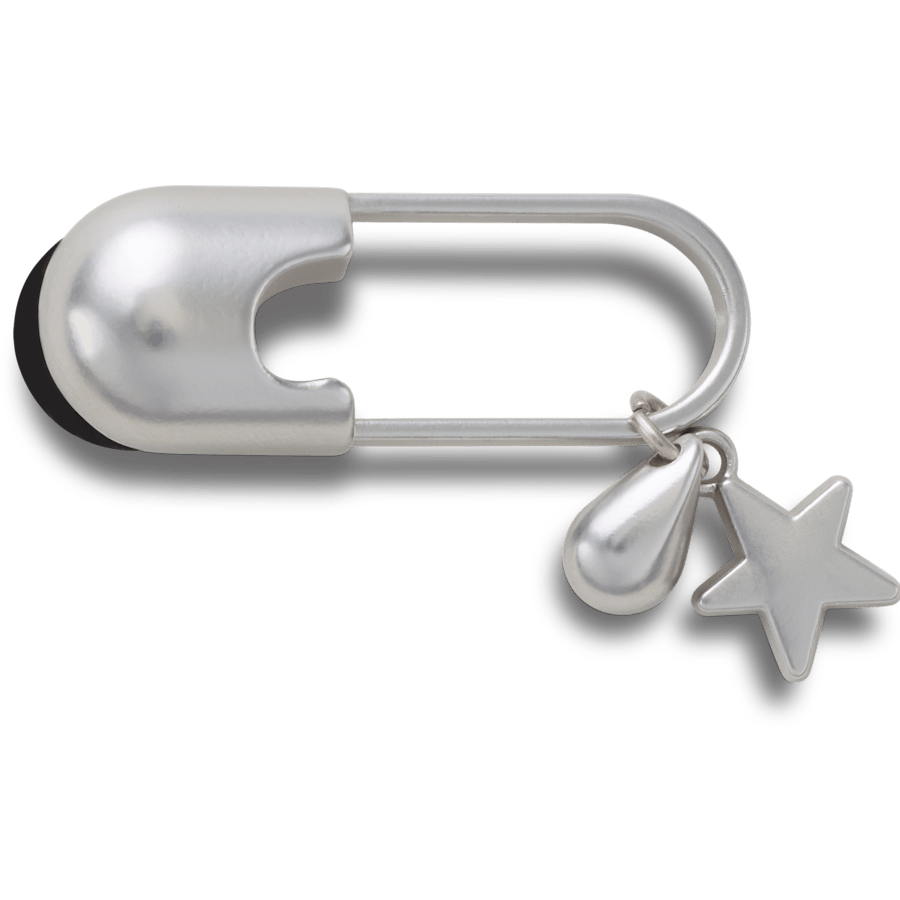 Crocs Featured Silver Meta Safety Pin Jibbitz™ charms