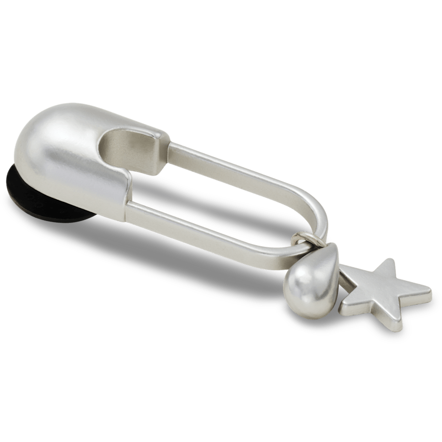 Crocs Featured Silver Meta Safety Pin Jibbitz™ charms