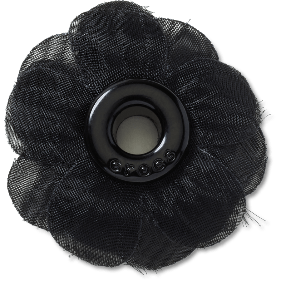 Crocs Great Value Black Chiffon Grommet Jibbitz™ charms
