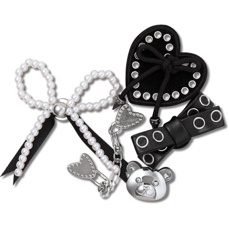 Crocs Value Indie Luxe Silver 5 Pack Jibbitz™ charms