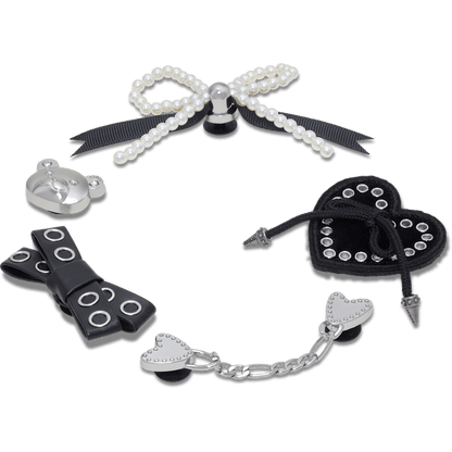 Crocs Value Indie Luxe Silver 5 Pack Jibbitz™ charms
